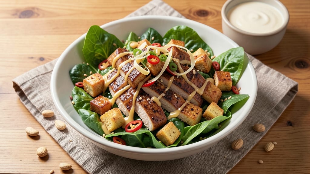 Asian Caesar Salad Recipe: Sesame-Ginger Twist on Classic Crunch