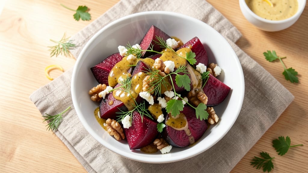 Beet Salad Vinaigrette Recipe: Earthy Sweetness with Tangy Herbal Zing