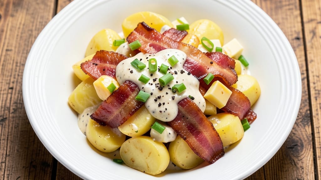 Bacon Cheddar Ranch Potato Salad Recipe: Smoky Crunch Meets Creamy Ranch Bliss