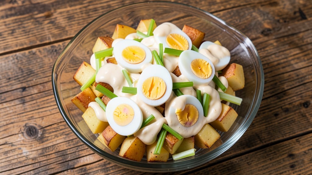 Authentic Southern Potato Salad Recipe: Vinegar-Packed Crunch and Creamy Mayonnaise Magic