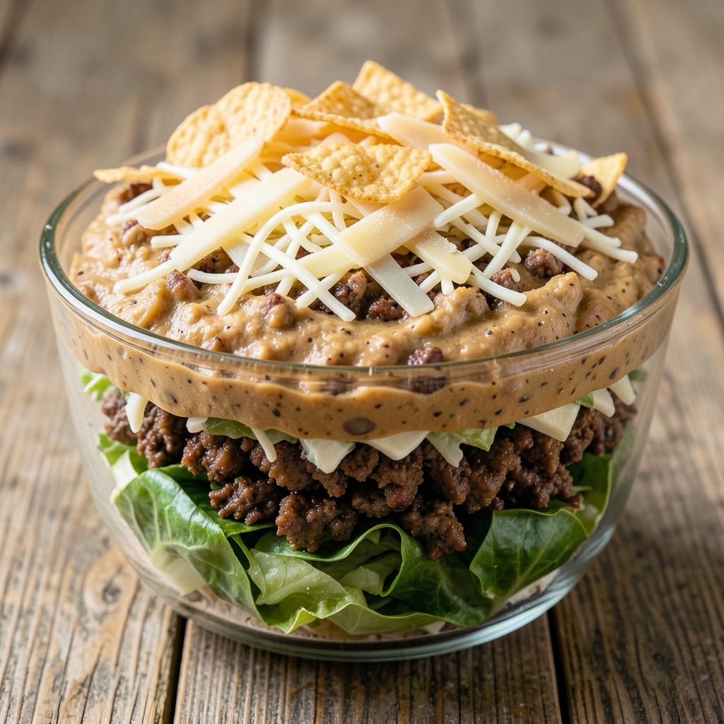 7 Layer Salad Recipe With Water Chestnuts: Crunchy Texture Layers That Stay Fresh