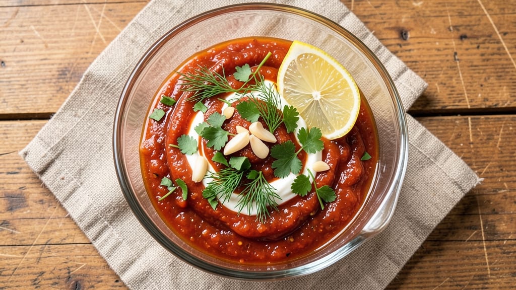 Bell Pepper Salad Dressing Recipe: Roasted Red Pepper Creaminess With Herby Zing
