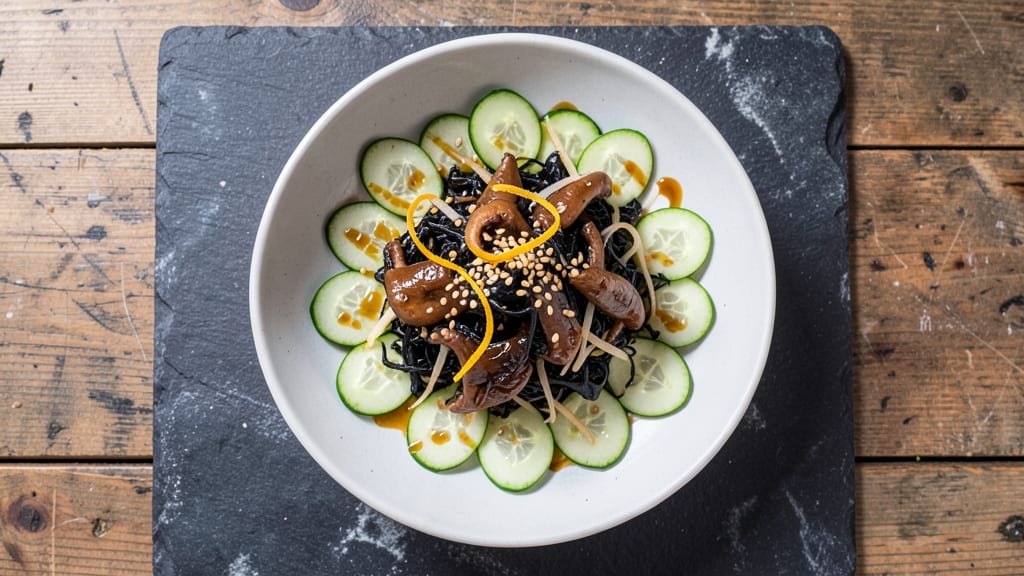 Black Fungus and Cucumber Salad Recipe: Earthy Umami Crunch With Refreshing Zing