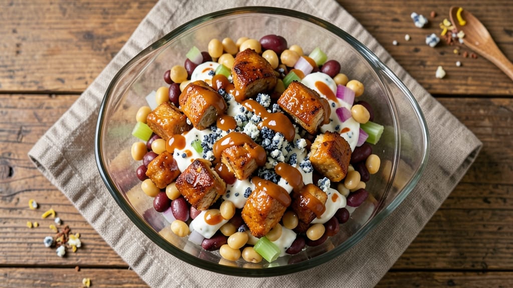 Buffalo Chicken Dense Bean Salad Recipe: Spicy Kick Meets Hearty Protein Crunch