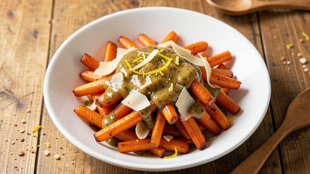Barefoot Contessa Carrot Salad Recipe: Sweet Roasted Carrots with Anchovy-Parmesan Dressing