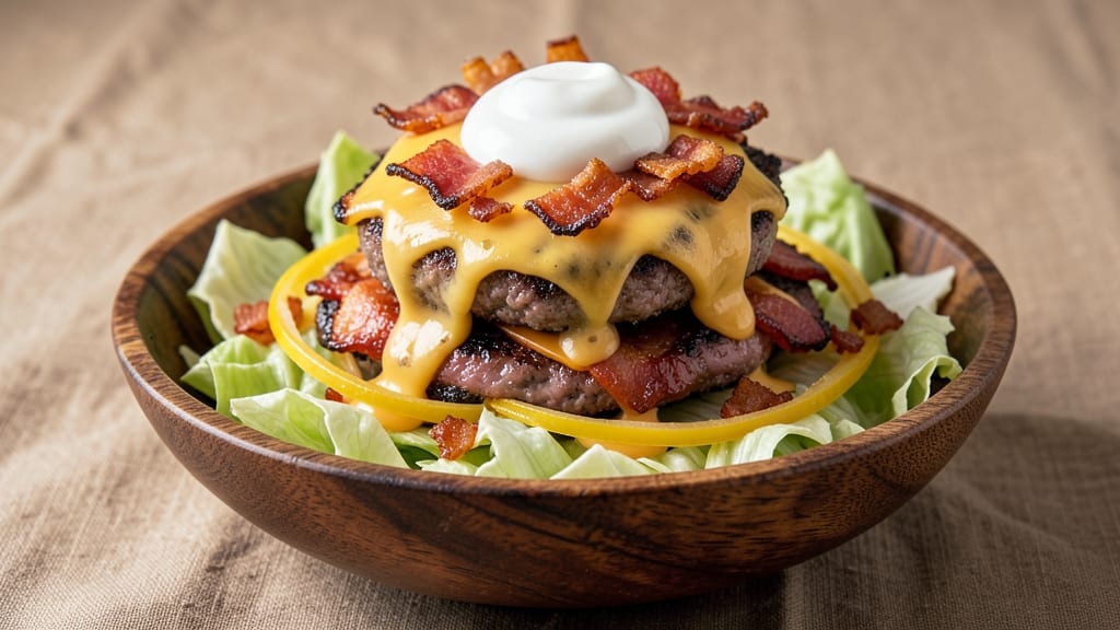Big Mac Cheeseburger Salad Recipe: McDonald's-Inspired Layers of Crispy Bacon and Creamy Cheese