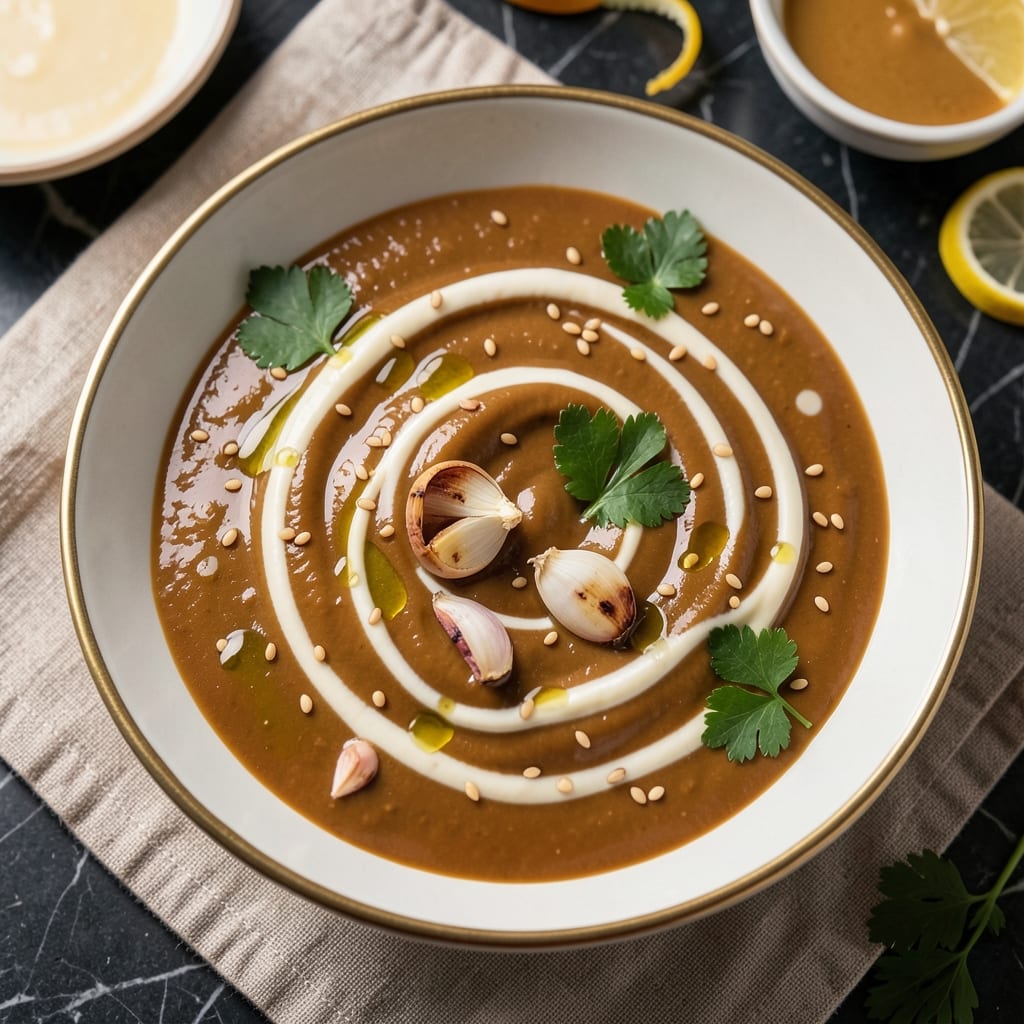 Aladdin's Salad Dressing Recipe: Lemon-Tahini Zing With Toasted Sesame Crunch