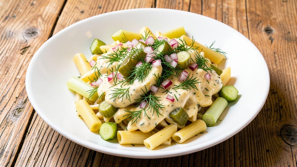 Dill Pickle Pasta Salad Recipe Pioneer Woman: Crisp Celery Crowns Over Tangy Dill Vinaigrette Bliss