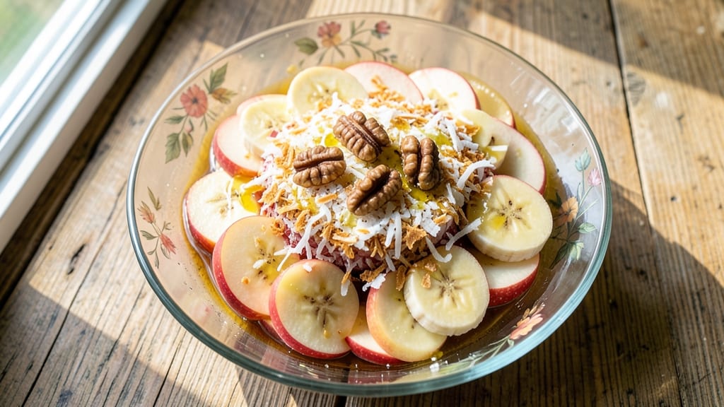 Apple And Banana Fruit Salad Recipe: Tropical Brightness With Honey-Lime Zing
