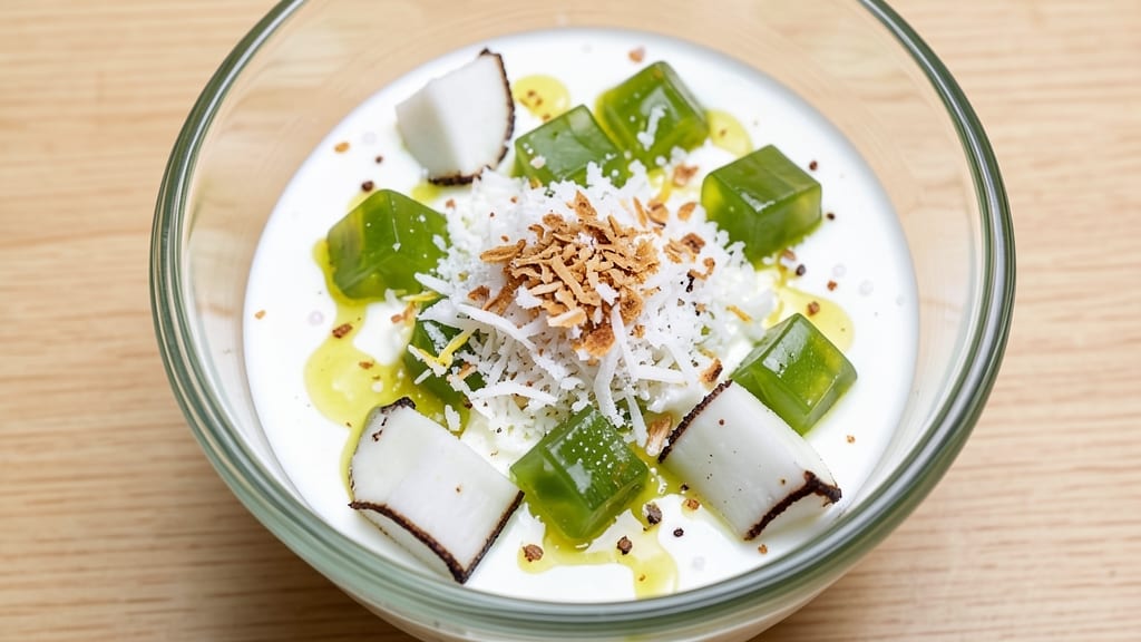 Buko Pandan Salad Recipe With Evaporated Milk: Silky Creamy Layers and Tropical Pandan Flavor