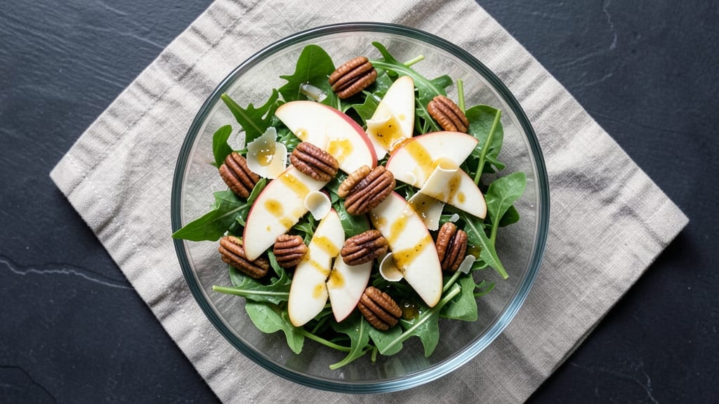 Apple Pecan Arugula Salad Recipe: Sweet-Tart Bite with Nutty Crunch