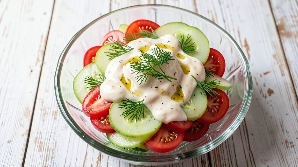 Cucumber Tomato Salad Recipe With Mayo: Crisp Refreshment With Creamy Mayo Twist
