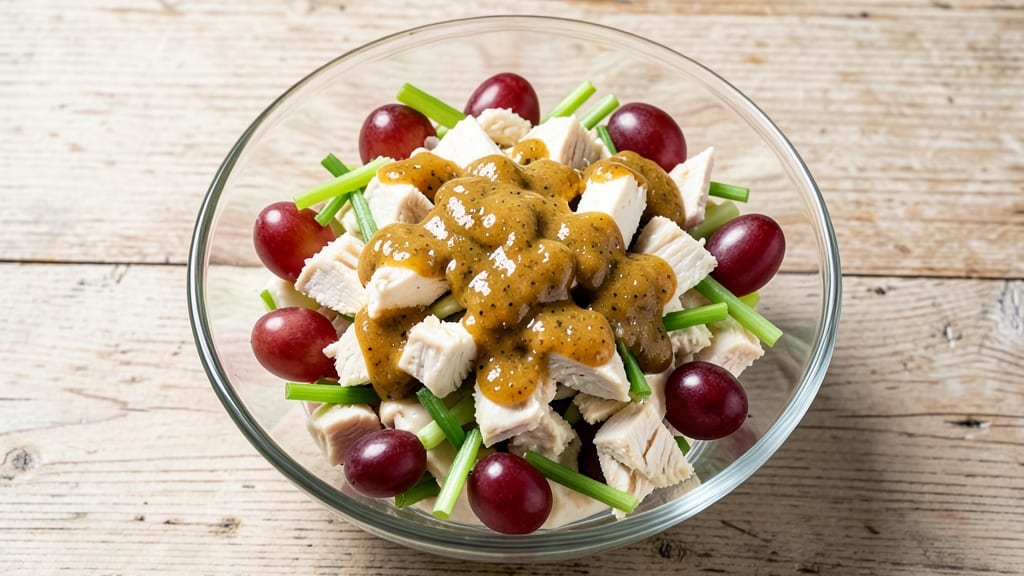 Cahall's Deli Chicken Salad Recipe: Crisp Celery Crowns Over Tangy Mustard-Anchovy Bliss