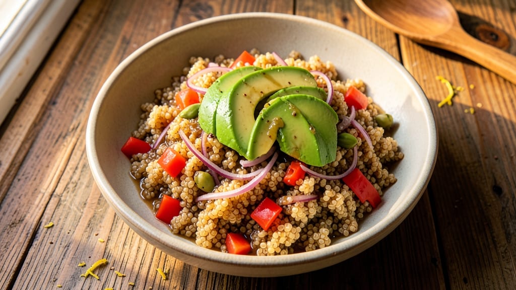 BJ Brewhouse Quinoa Salad Recipe: Smoky Beer-Braised Crunch With Warm Grains