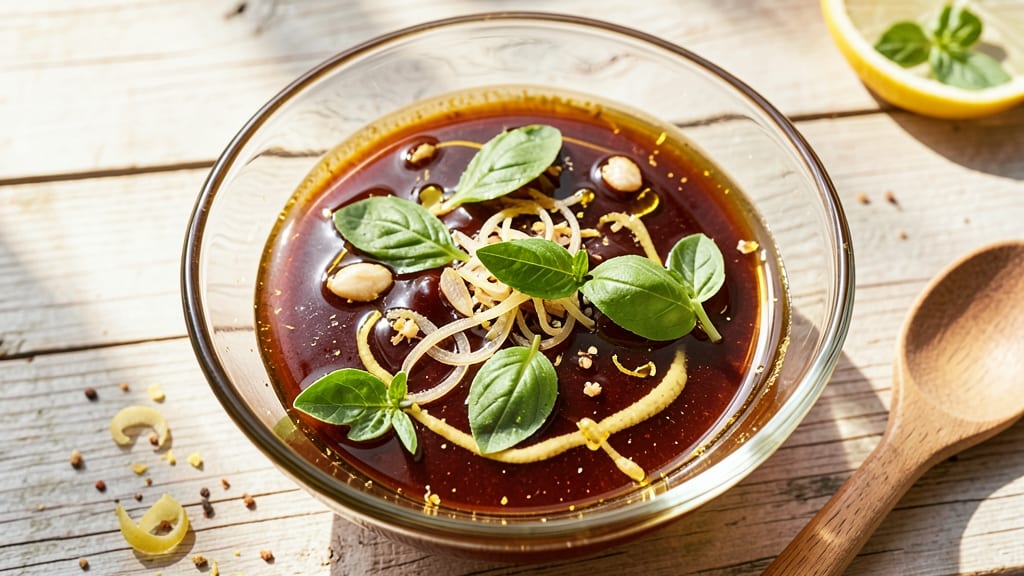 Balsamic Reduction Salad Dressing Recipe: Deep Caramelized Gloss for Salads and Dips