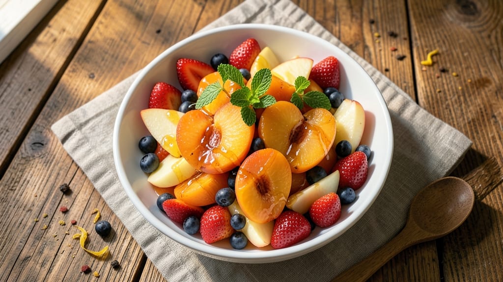 Apricot Fruit Salad Recipe: Sun-Kissed Sweetness With Citrus Zing