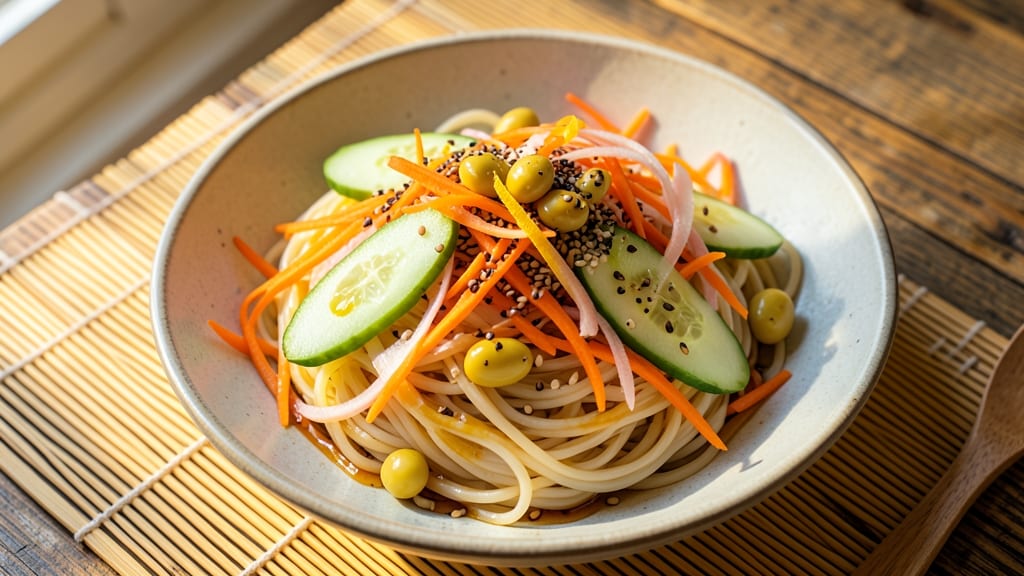 Asian Sesame Noodle Salad Recipe: Nutty Crunch and Tangy Dressing Balance