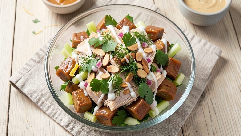 Basic Turkey Salad Recipe: Lightened Up with Herbs and Citrus Zing