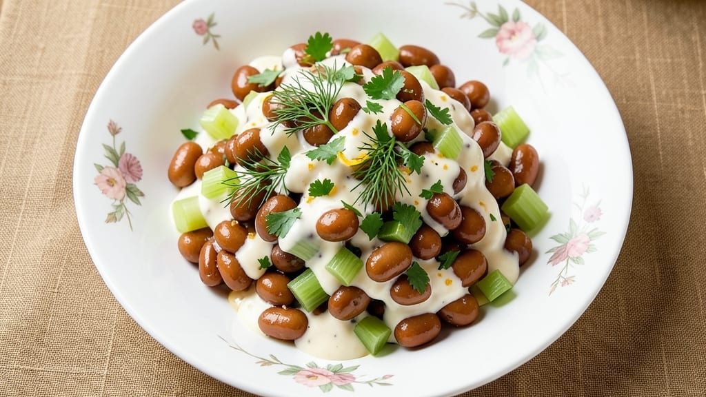 Bush's Kidney Bean Salad Recipe: Classic Creamy Ranch with Crunchy Celery Bites
