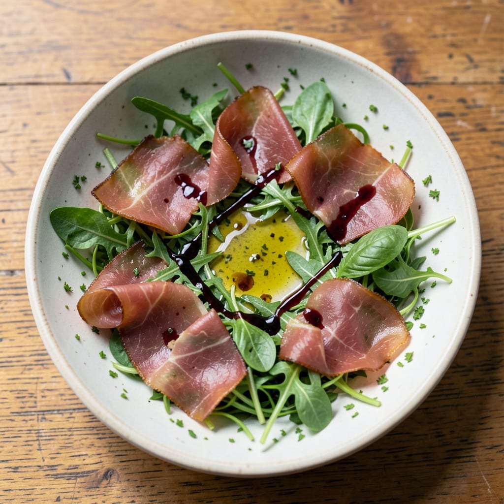 Altruda's Salad Recipe: Crispy Prosciutto and Arugula Elegance