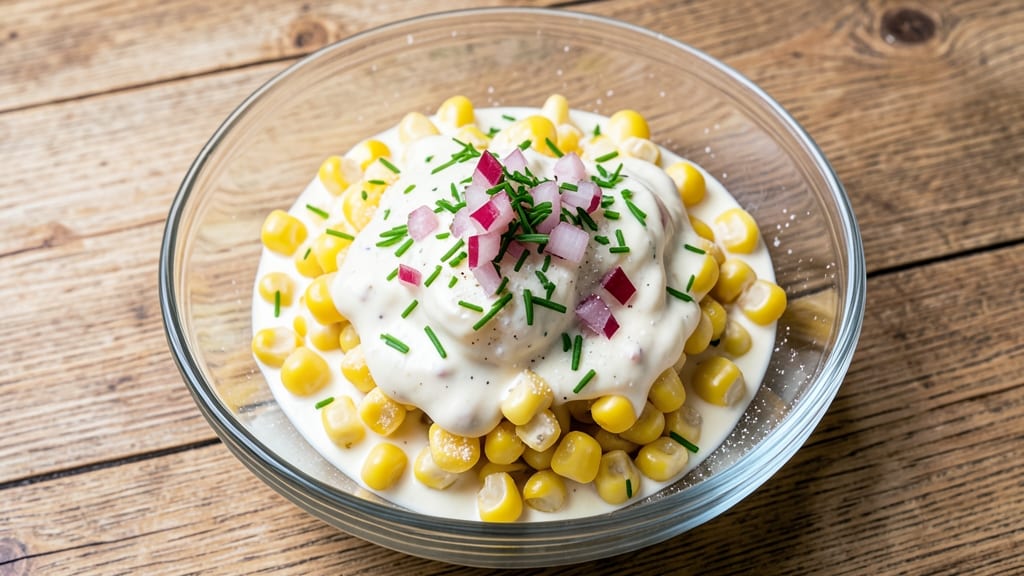 Corn Salad Recipe With Mayo And Sour Cream: Cool Creamy Crunch for Summer BBQs