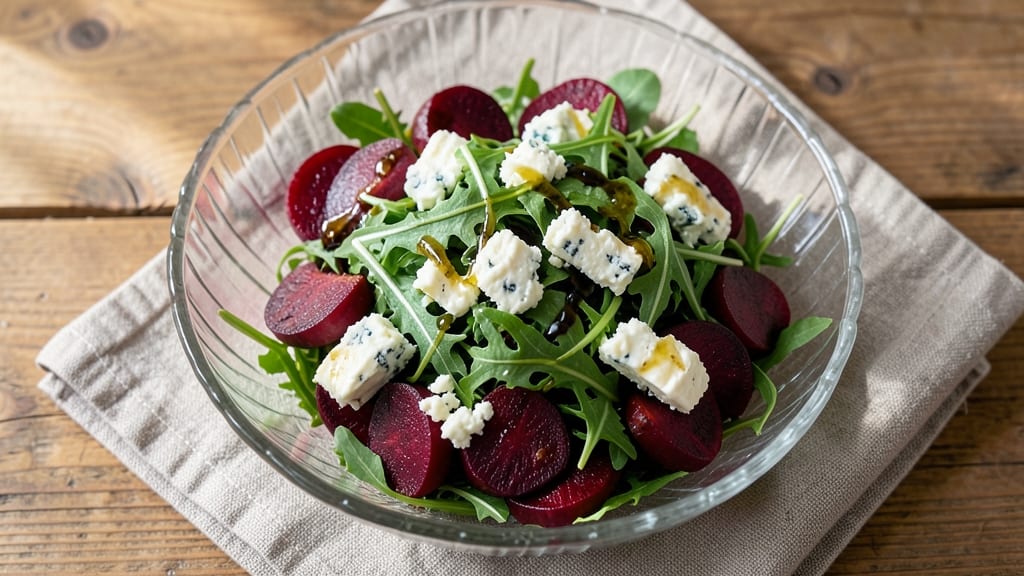 Beet and Blue Cheese Salad Recipe: Earthy Sweetness Meets Bold Umami Crunch