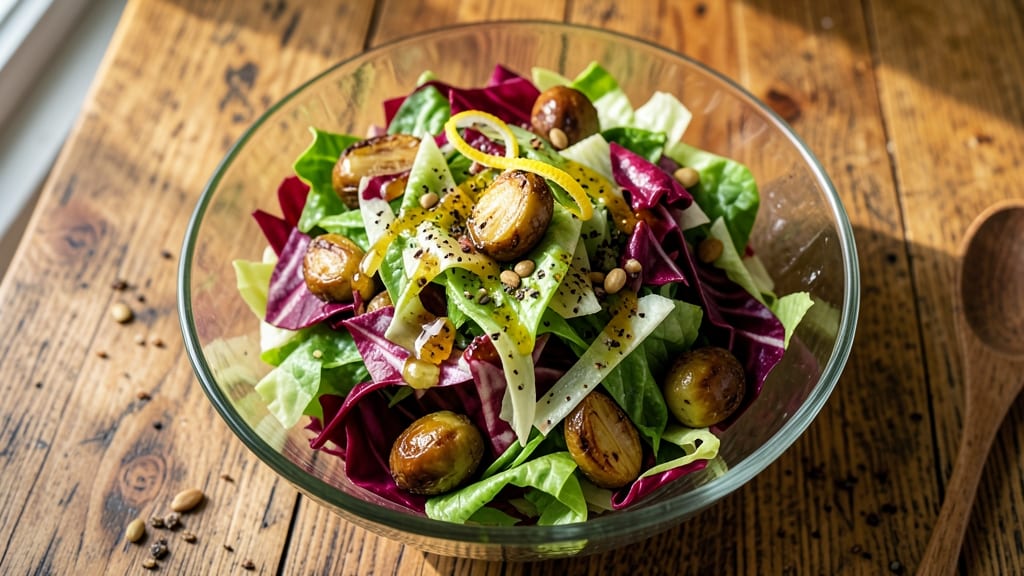 Brassica Salad Recipe: Peppery Greens With Nutty Seed Crunch