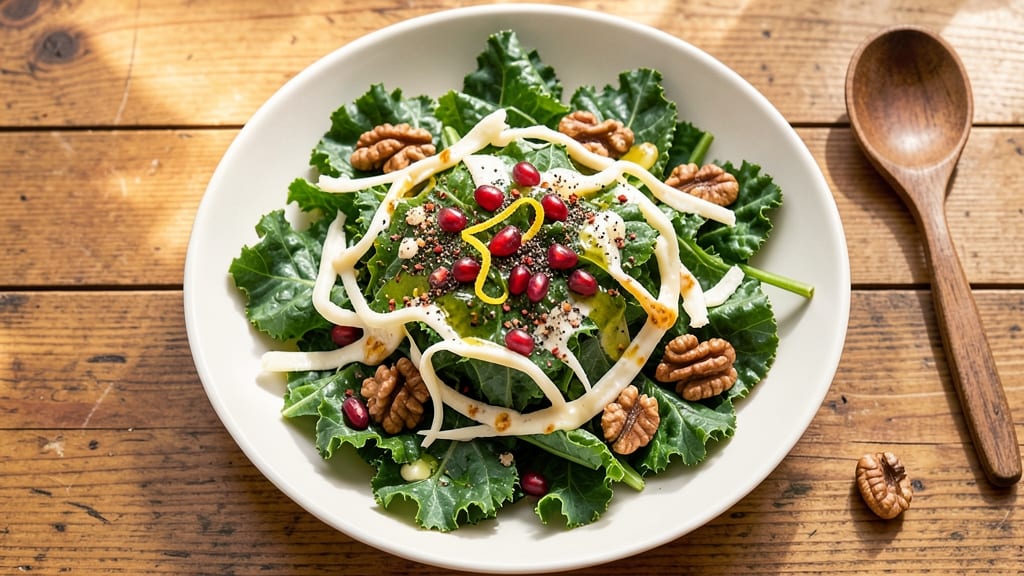 Bolay Kale Salad Recipe: Warm Bacon and Pomegranate Twist