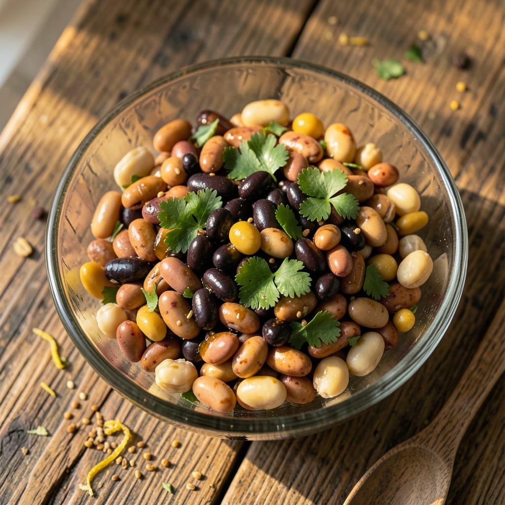 Six Bean Medley Salad Recipe: Pantry Staples Packed With Protein-Perfect Texture