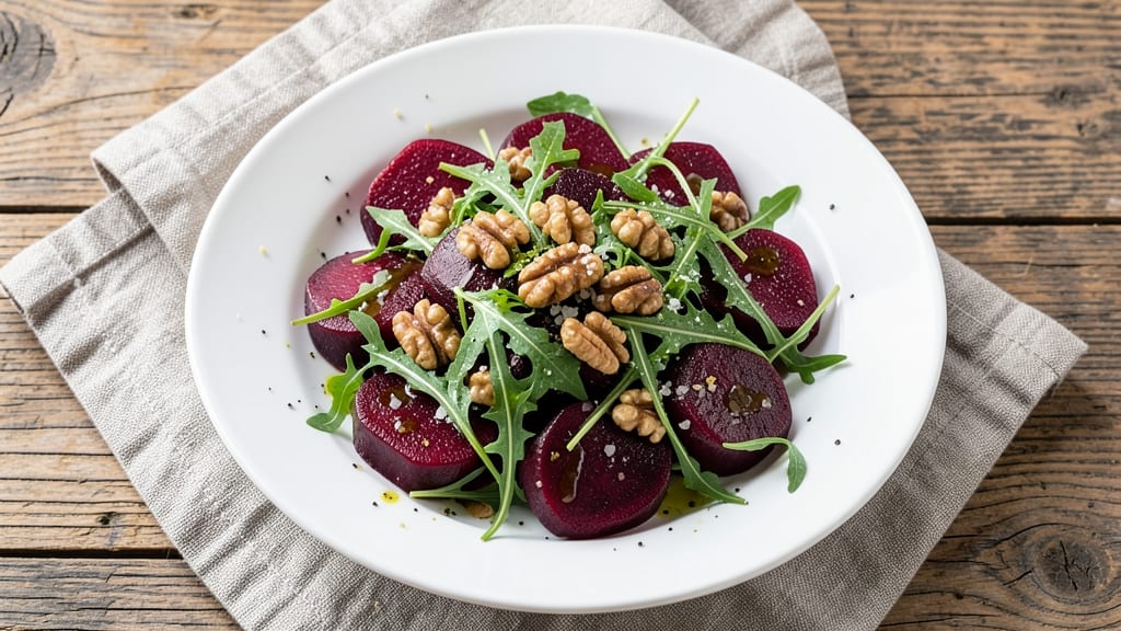 Boiled Beets Salad Recipe: Earthy Sweetness With Crisp Walnut Crunch