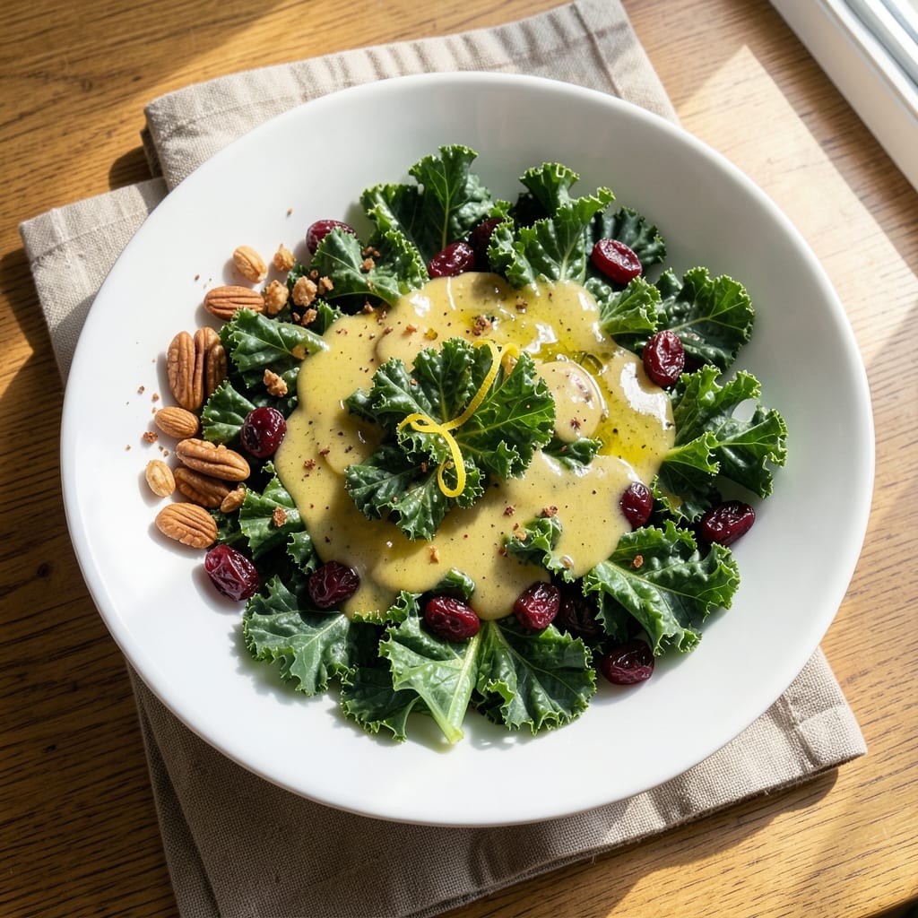 All Hail Kale Salad Recipe: Crunchy Nut Clusters and Tangy Lemon Zing