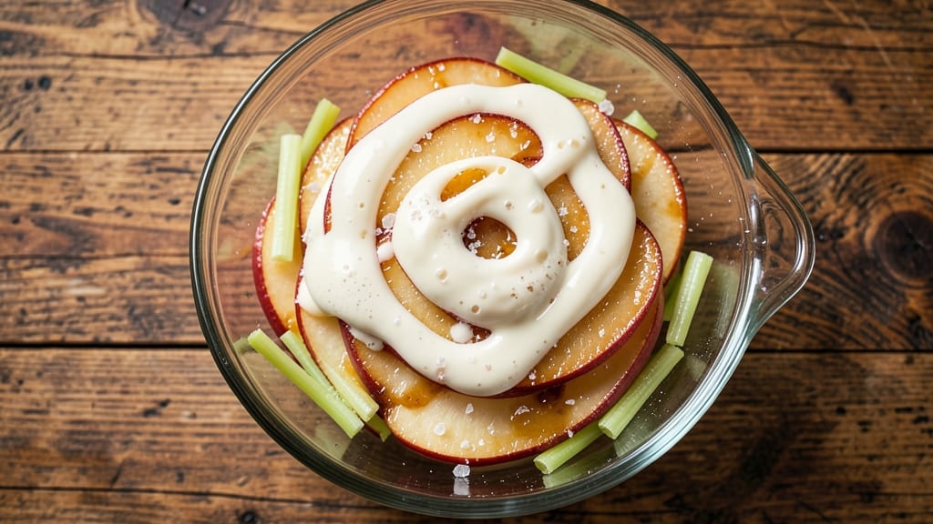 Apple Fluff Salad Recipe: Crisp Celery Crowns Over Sweet Apple Creaminess