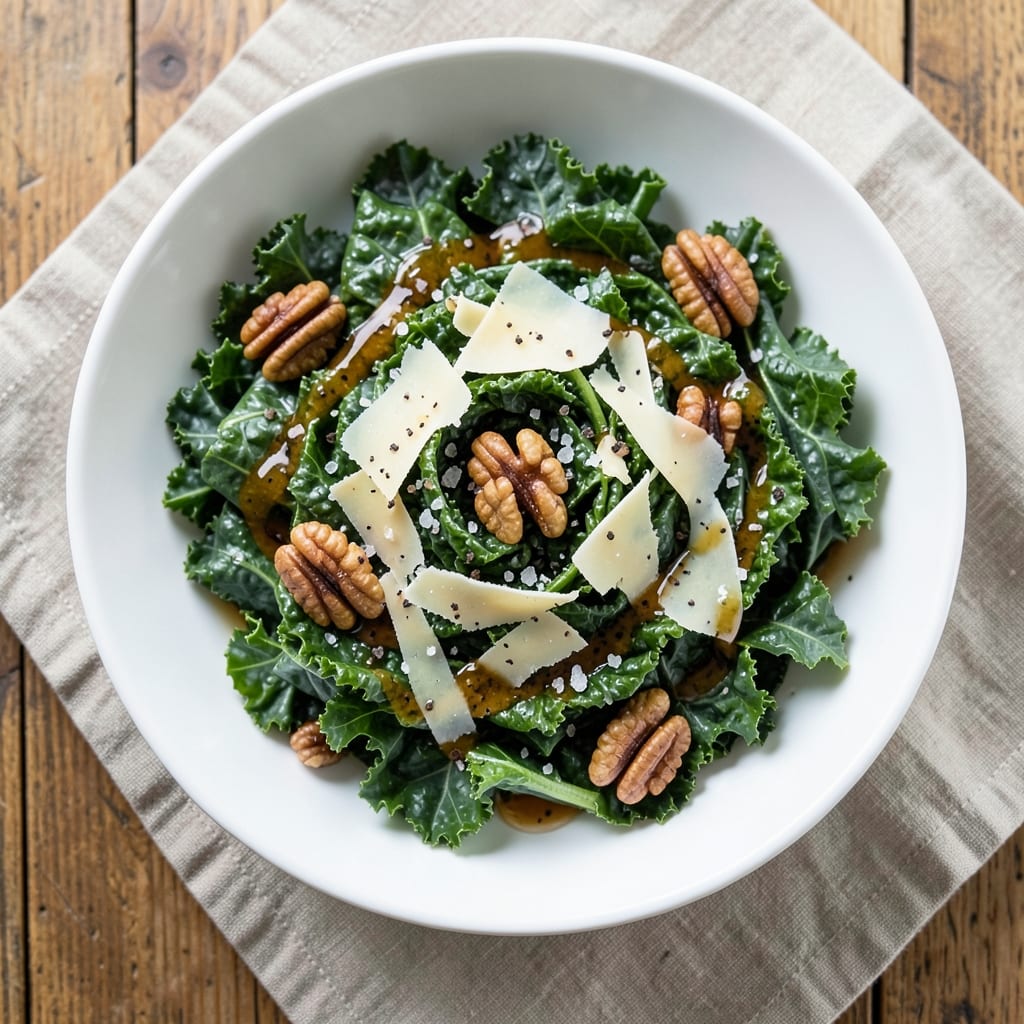 Adele's Nashville Kale Salad Recipe: Crunchy Pecan and Creamy Parmesan Magic