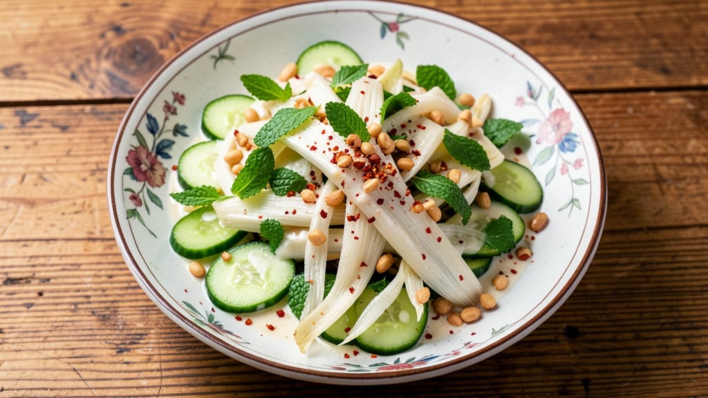 Banana Flower Salad Recipe: Tropical Crunch With Creamy Coconut Dressing
