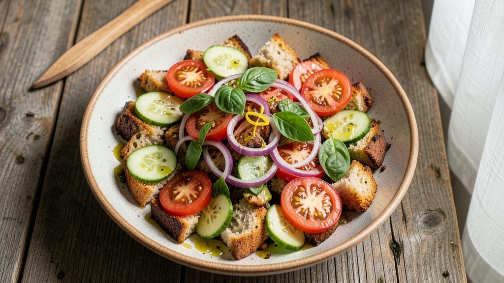 Authentic Panzanella Salad Recipe: Crispy Bread and Juicy Tomato Harmony