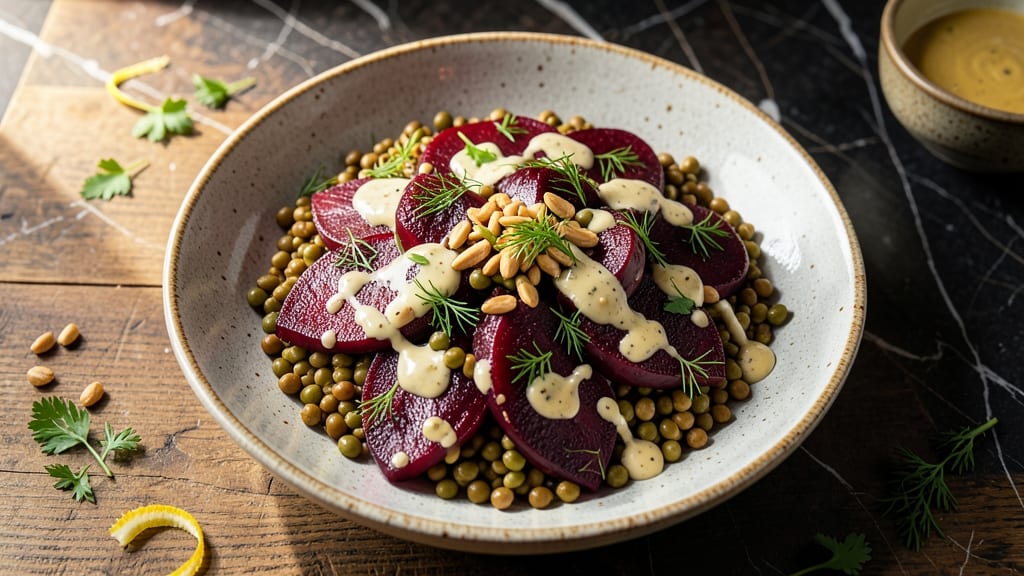 Beetroot Lentil Salad Recipe: Earthy Sweetness Meets Protein-Packed Crunch
