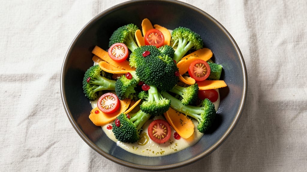 Broccoli, Carrot, and Tomato Salad Recipe: Bright, Crunchy Tri-Color Freshness