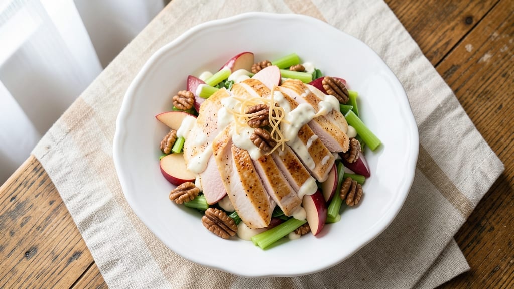 Applebee's Apple Walnut Chicken Salad Recipe: Crisp Celery Crowns Over Sweet-Tart Dressing