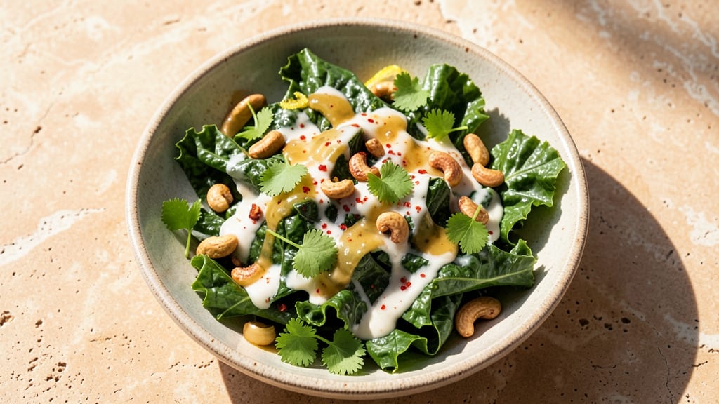 Brazilian Kale Salad Recipe: Tropical Citrus and Coconut Bliss