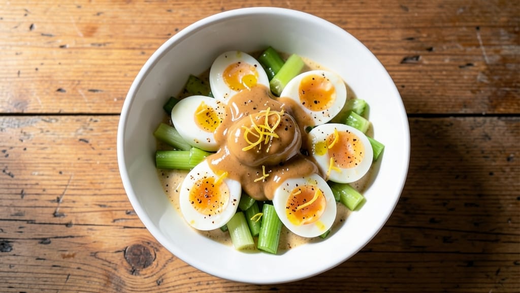 Atkins Egg Salad Recipe: Low-Carb Creaminess With Crisp Celery Bite