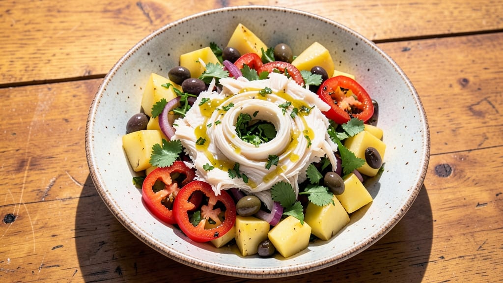 Bacalao Salad Puerto Rican Style Recipe: Crispy Cod Bites in Zesty Citrus Dressing