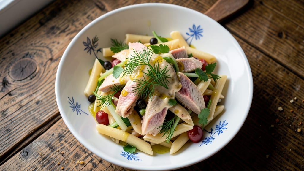 Bavarian Inn Chicken Pasta Salad Recipe: Herb-Infused Dressing With Perfect Parmesan Crunch
