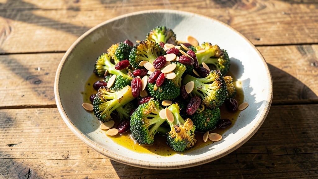 Broccoli Cranberry Almond Salad Recipe: Sweet-Tart Crunch in 15 Minutes