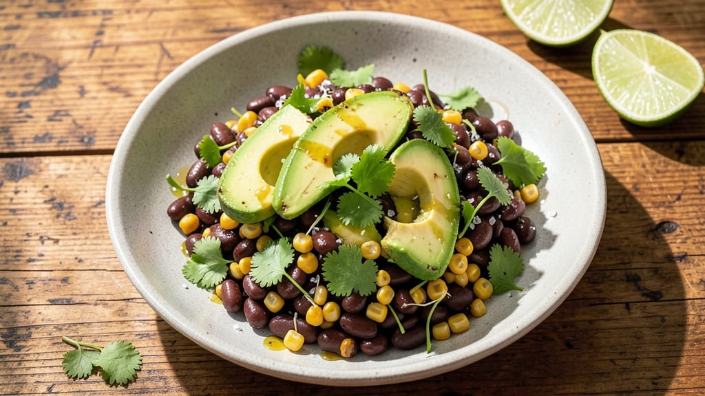 Bean Corn Avocado Salad Recipe: Bright Trio of Creamy, Crunchy, and Zesty