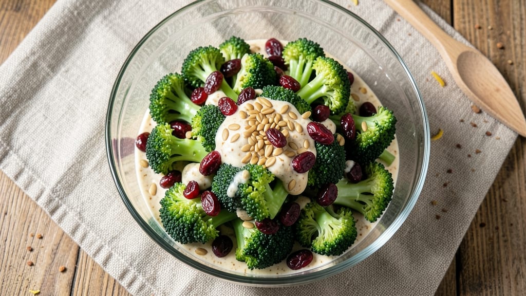 Broccoli Salad Recipe Sunflower Seeds Cranberries: Sweet-Tart Crunch That Stands Up to Heat