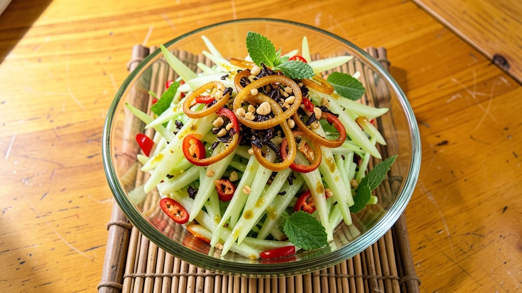 Burmese Green Papaya Salad Recipe: Fermented Tang and Crunch in 20 Minutes