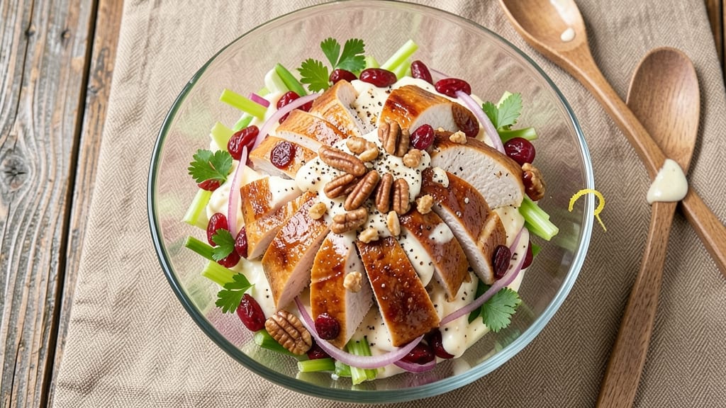 Chicken Salad Recipe With Craisins and Pecans: Sweet-Savory Crunch in Every Bite