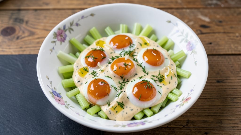 Bride Salad Recipe: Classic Creamy Herb Dressing With Crisp Celery Crowns