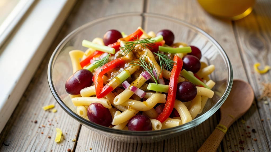Macaroni Salad Recipe With Apple Cider Vinegar: Bright Tangy Crunch in Every Bite