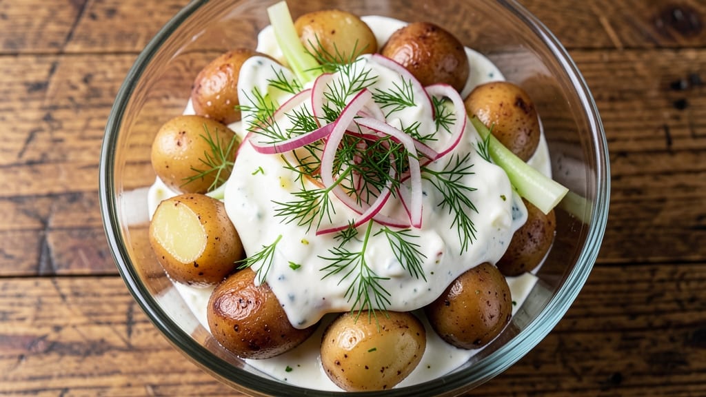 Dill Potato Salad No Mayo Recipe: Light, Herby Crunch Without the Cream